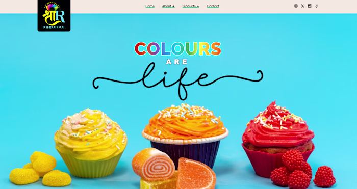 A Food Colour Website Made