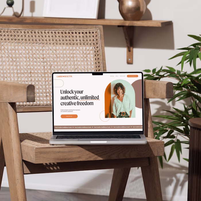 Creative Confidence Coach Website