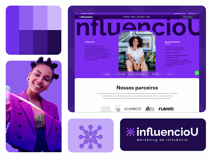 Brand Identity & Website | Agency InfluencioU