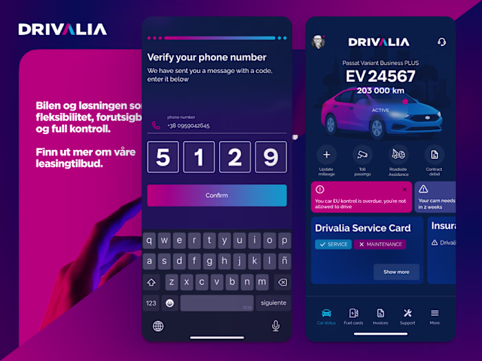 Drivalia - Car Rental Mobile
