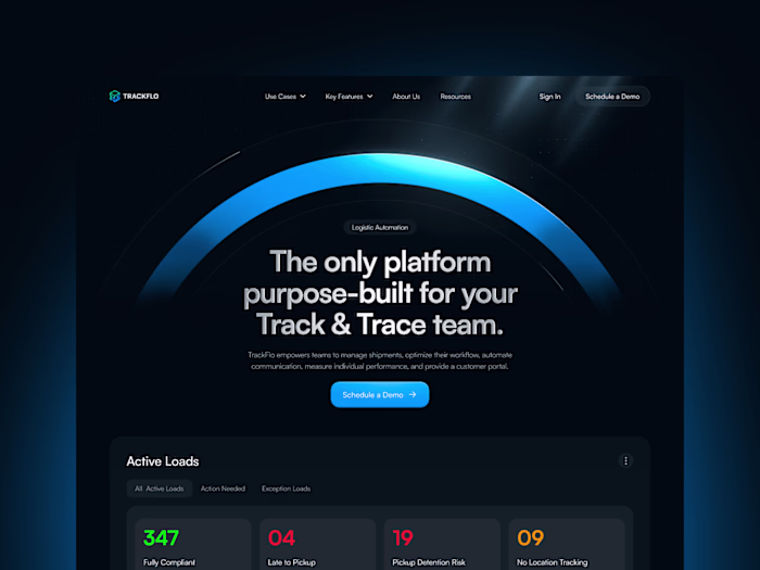 TrackFlo — Website Design & Framer Development