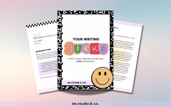 Why Your Writing Sucks: An eBook for All Types of Writers