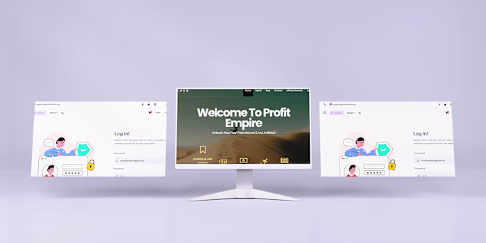 Profit Empire website design Project