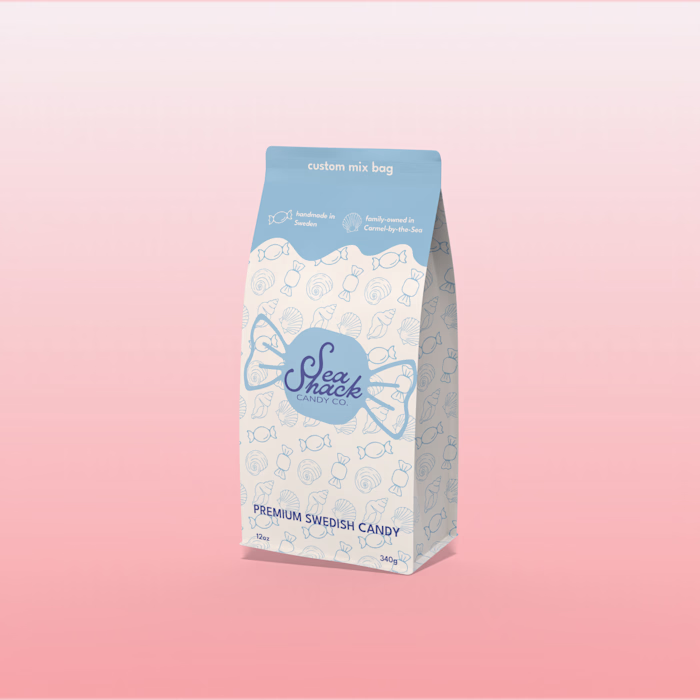 Brand Identity, Packaging, and Signage for Sea Shack Candy Co.