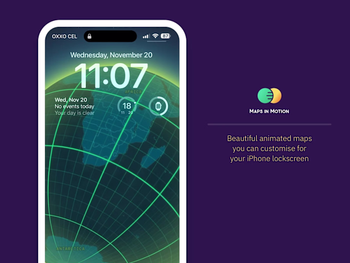 Maps in Motion iOS App