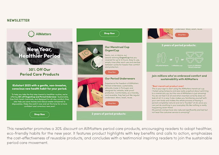For this exercise, I created a social media plan for a "New ...