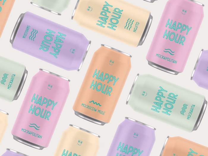 Happy Hour Brand Identity Design