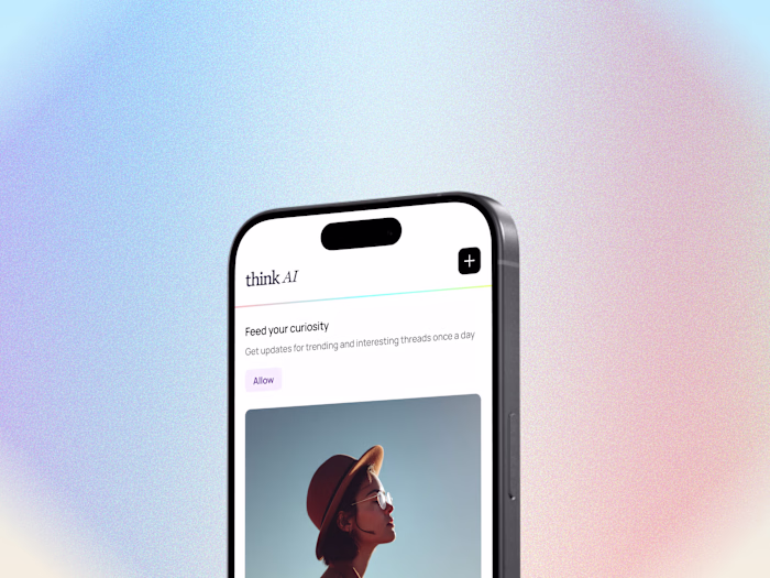 Think AI App design