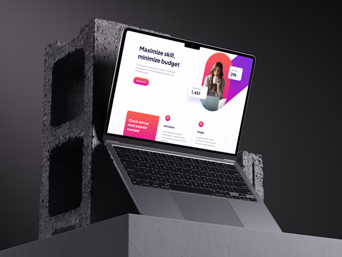 Skilled eLearning: Conversion-Optimized Landing Page