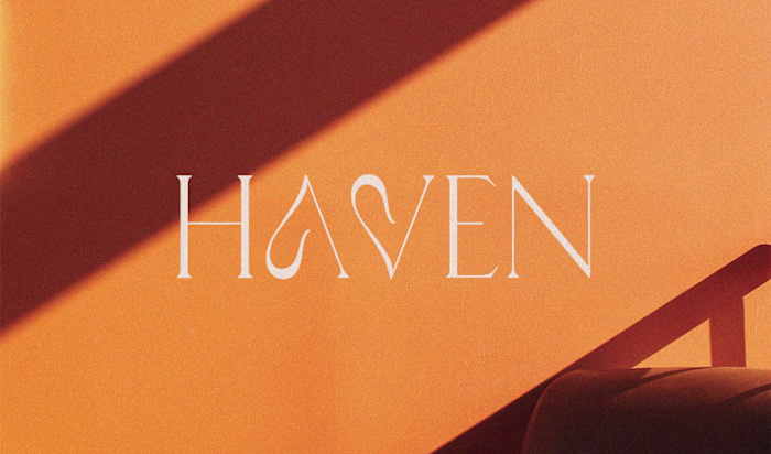 Haven, an interior design studio✨ Custom letters, fun colors...