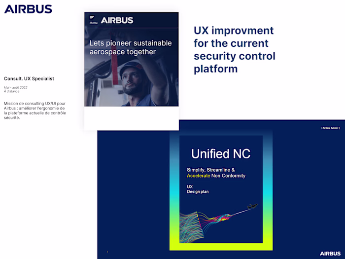 UX/UI Audit for Airbus Security Platform