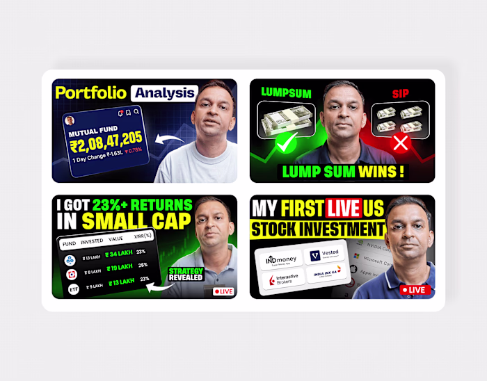 High CTR Thumbnails Designs | Finance