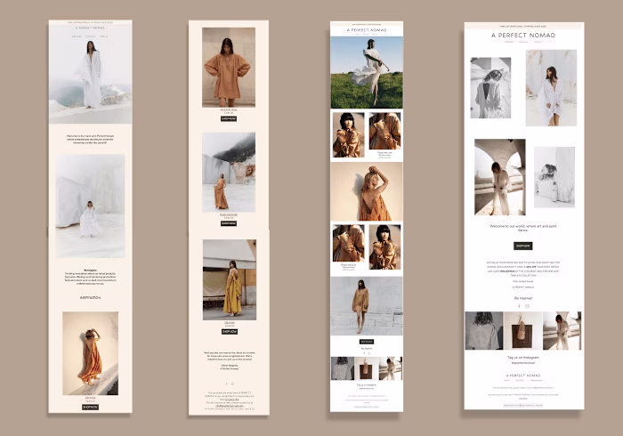 A perfect nomad Klaviyo email, flow setup & shopify integration