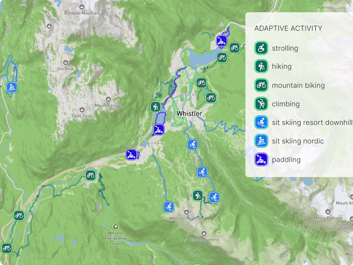 Adaptive maps – Map & web design
