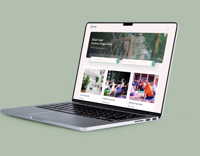 Yoga Studio Finder Design & Development