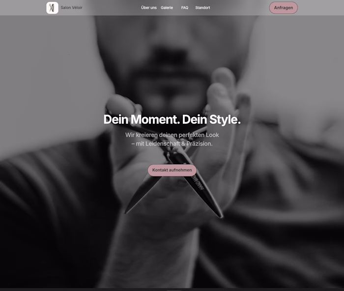 Hair Salon Website Design