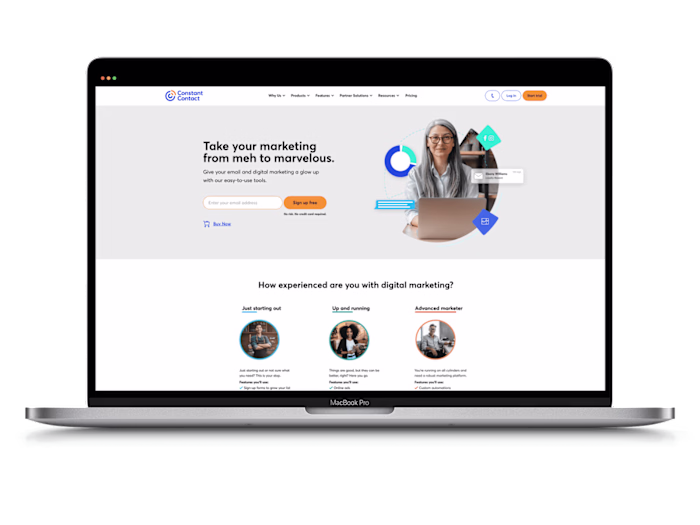 Graphic Asset Design for Constant Contact