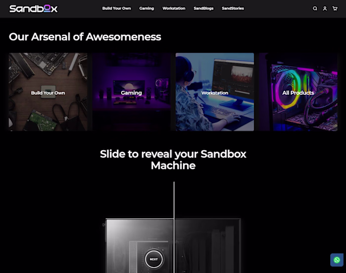 Sandbox — Created my High-End Desktop PC Brand from Scratch