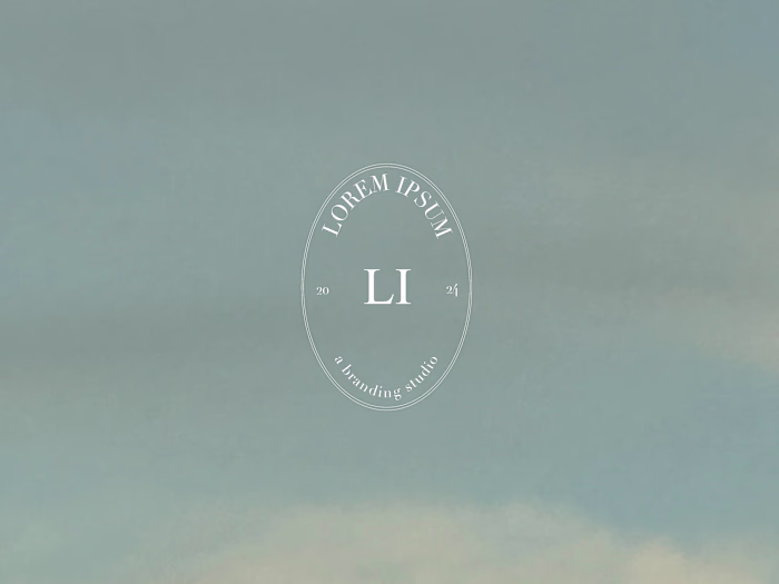 Minimalist Branding for a Studio