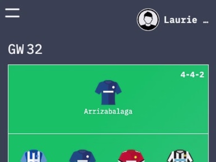 Fantasy Football website