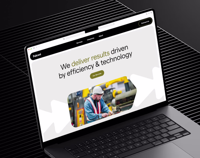 Website UI/UX Design for Consulting Agency