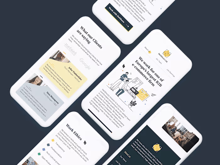 Netshore Firm Website Design + Branding