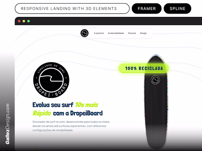 Dropeiboard - Surf simulator