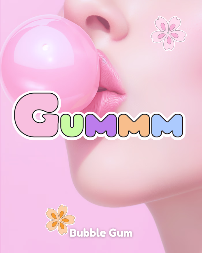 Bold + Catchy Bubble Gum