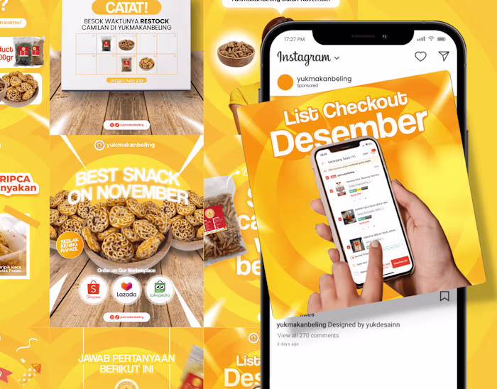 Social Media Design - Yukmakanbeling