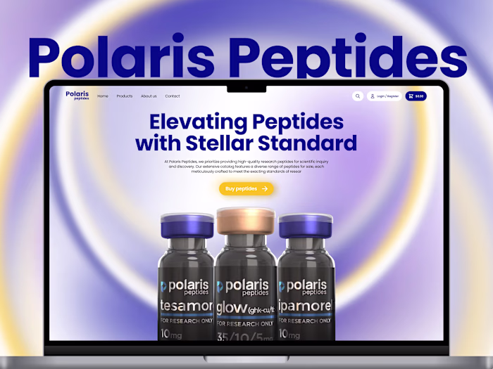 Polaris Peptides — Ecommerce | WordPress | Woocommerce | Figma