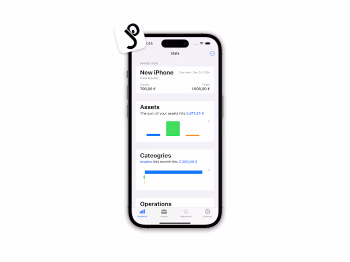 Innovative iOS Personal Finance App for Apple Store