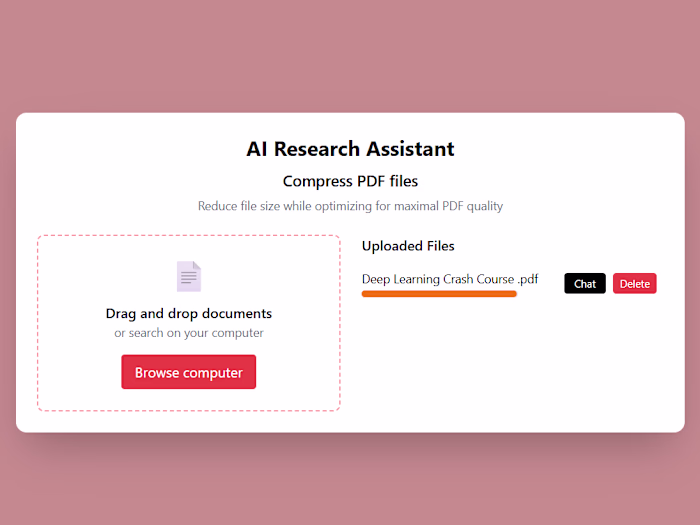 AI Research Assistant Development