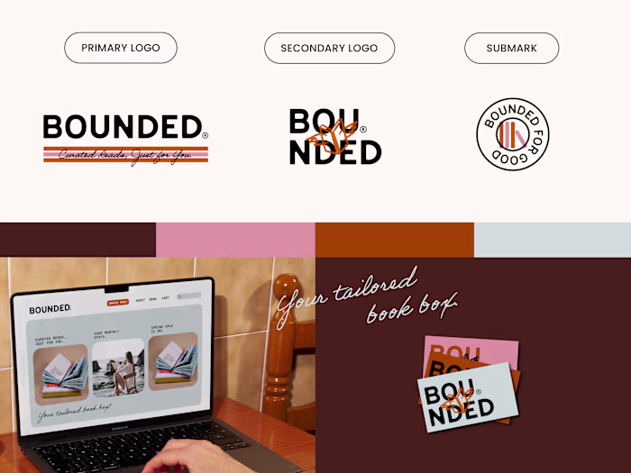 BOUNDED® 📚 Brand Identity Design