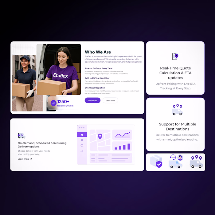 A modern B2B website designed for clarity, trust, and operat...