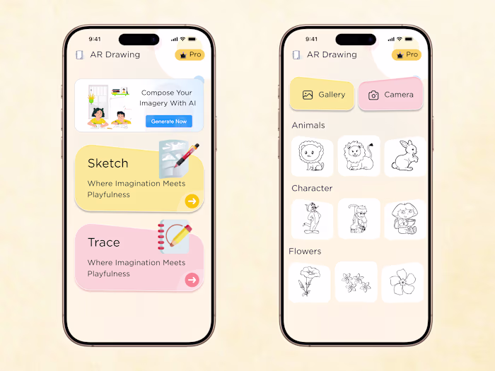🎨 AR Drawing – Trace & Sketch
