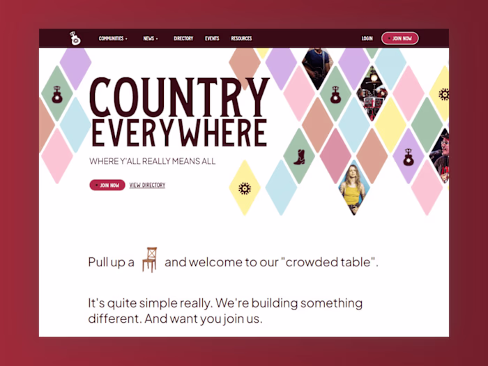 Country Everywhere Web App