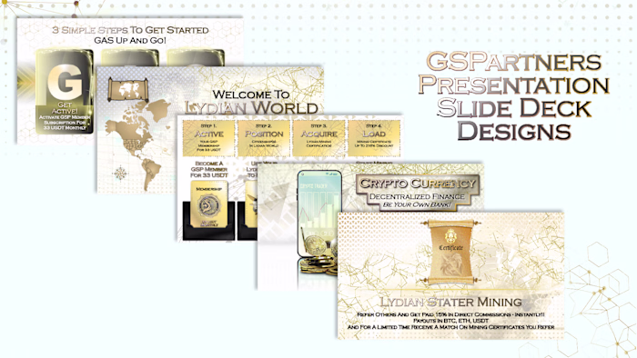 Presentation slide deck designs - GSPartners