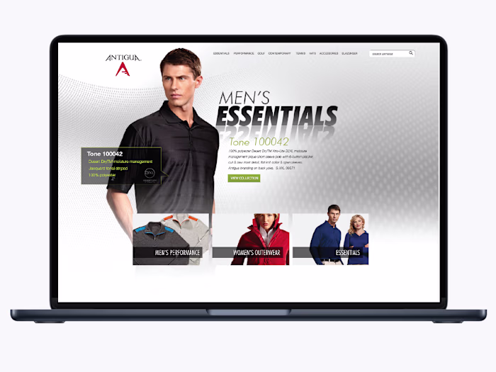 Antigua Golf Apparel — custom