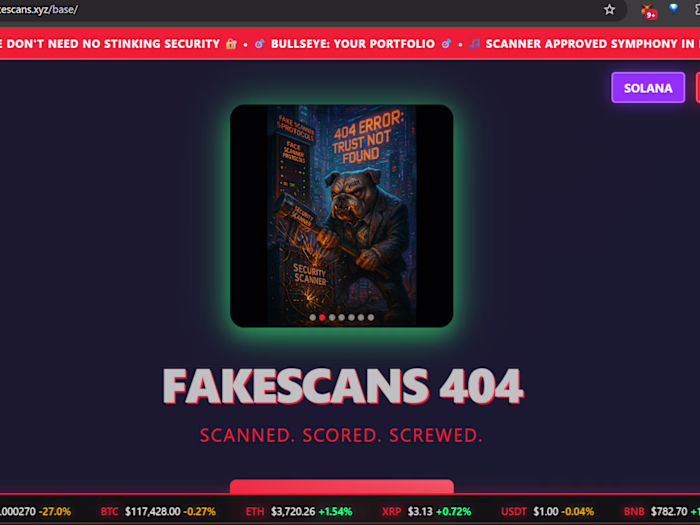 FAKESCANS 404 - When Perfect Code Gets Imperfect Scores