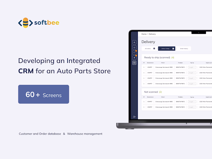 AutoBro CRM platform for Auto Parts company
