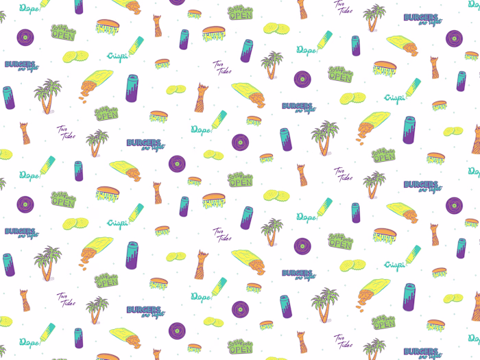 Two Tides Crispi Brand Pattern Design Project