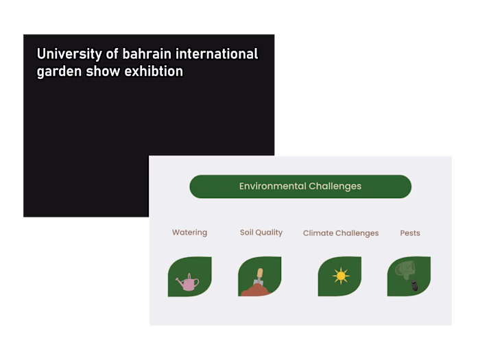 University of bahrain international garden show exhibtion