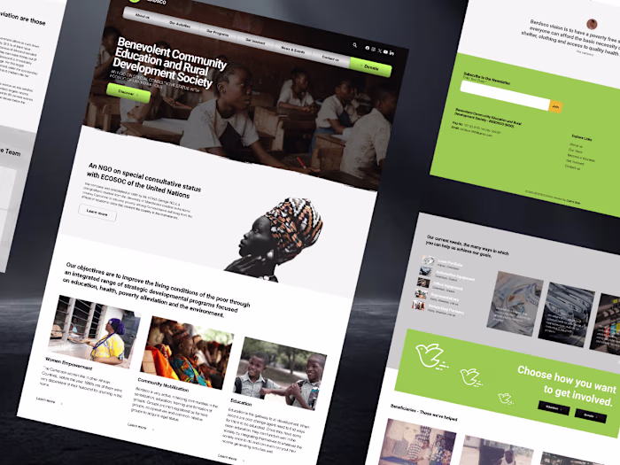 Empowering Change Online: The BERDSCO Website Transformation