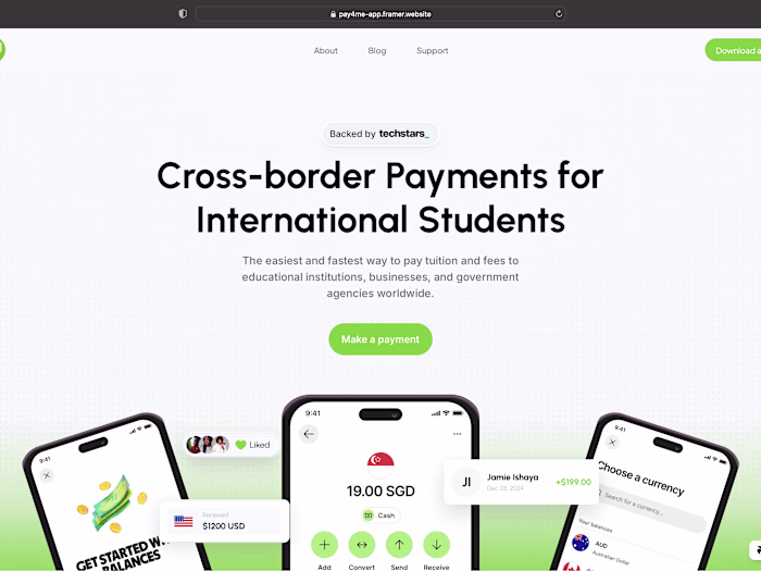 Pay4Me Website Redesign