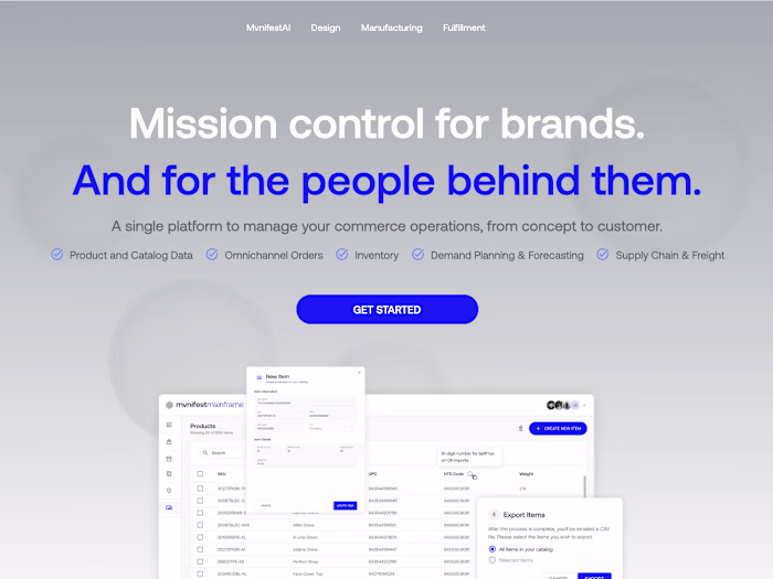 MvnifestAI Website Design