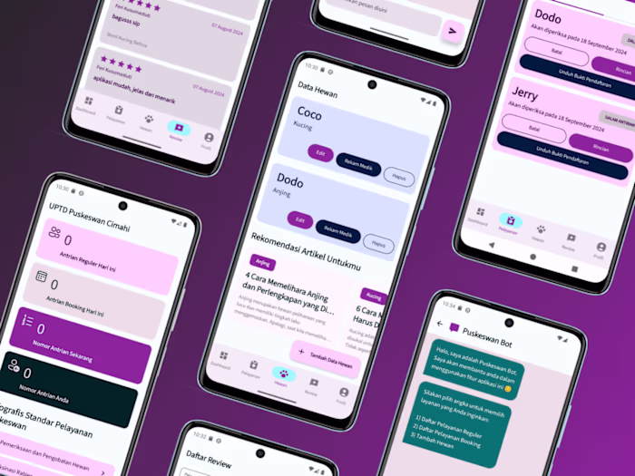 Puskeswan - Animal Health Checkup Service Registration App