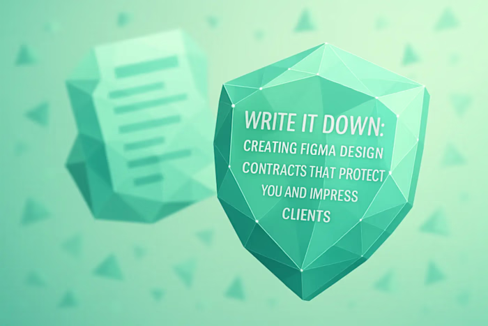 Write It Down: Creating Figma Design Contracts That Protect You and Impress Clients