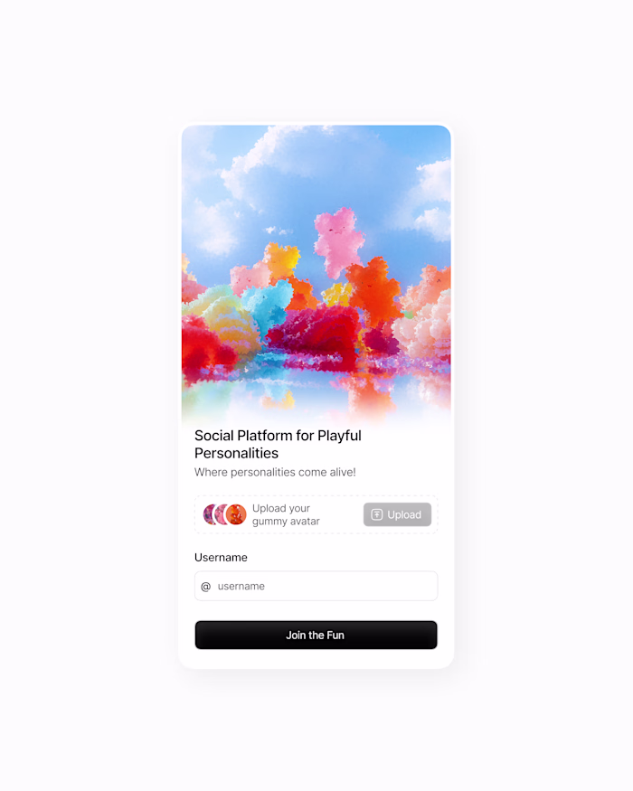 A clean card UI Exploration