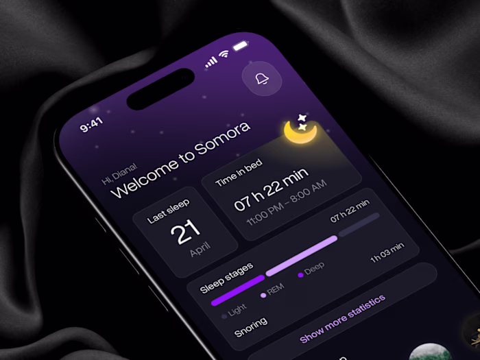 Somora Sleeping App | UX Case Study