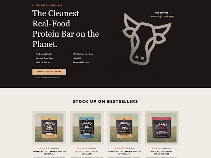 Lineage Provisions Home Page Develop
